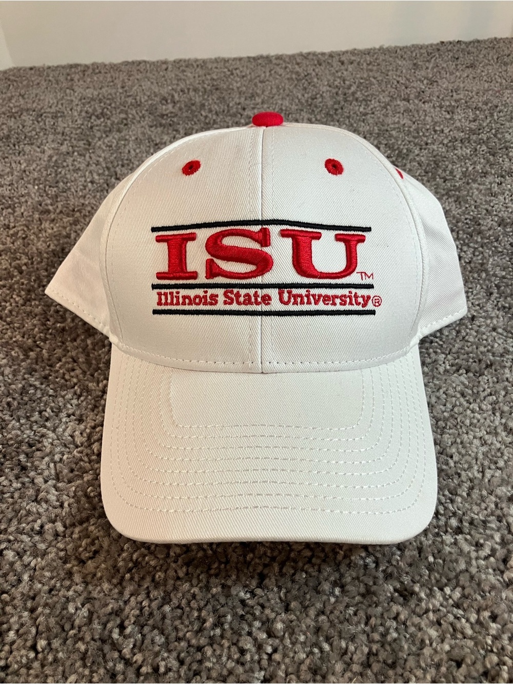 Illinois State Redbirds Hat Cap SnapBack Red White The Game NCAA